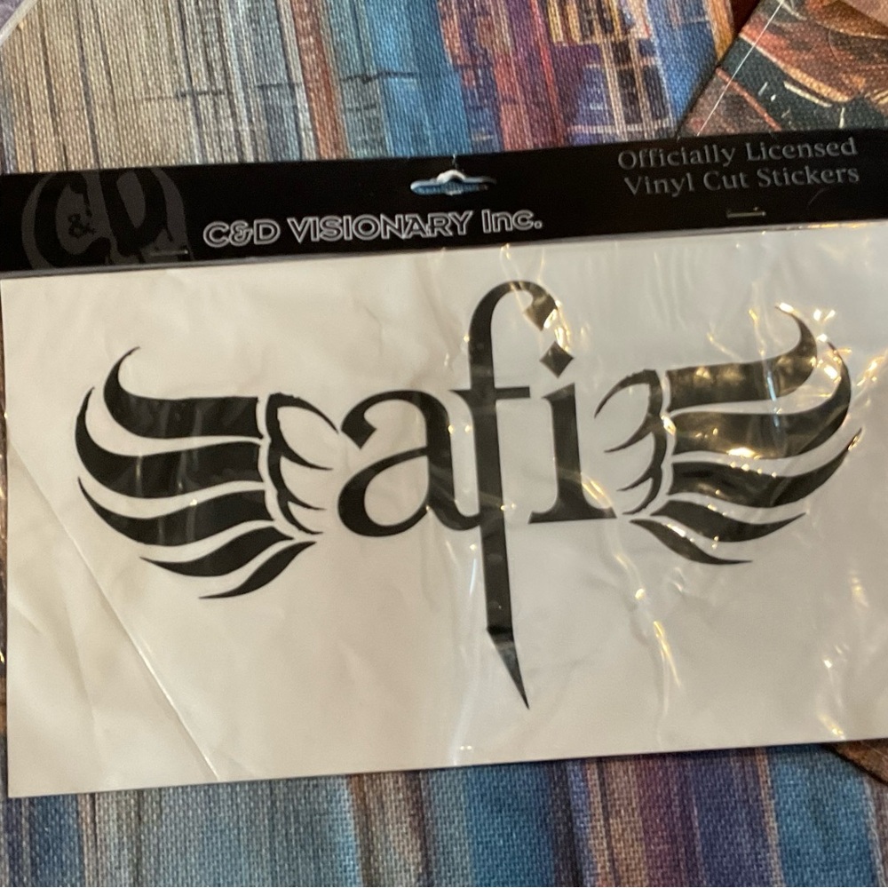 Winged AFI Car Decal